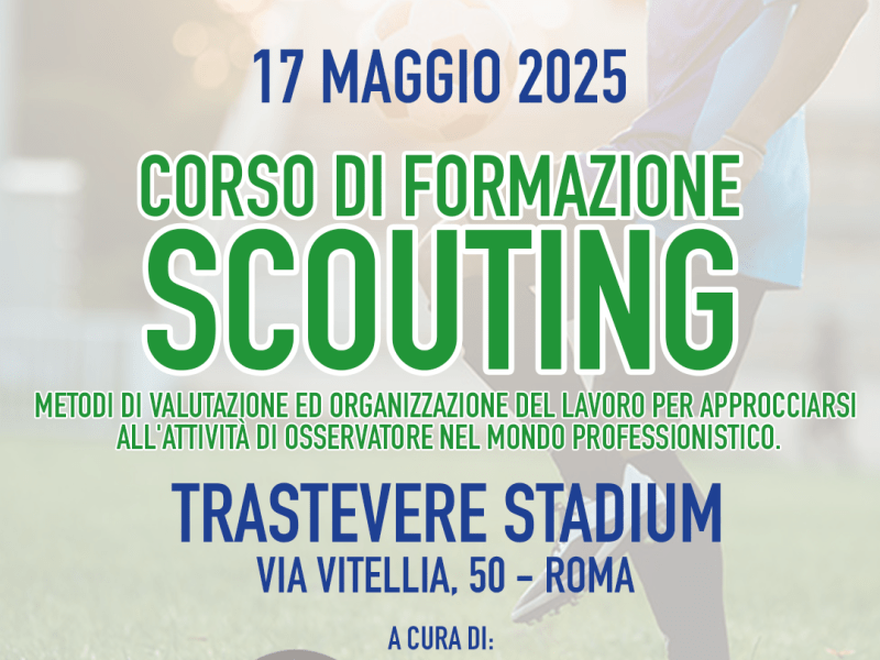 Corso di formazione Scouting –&nbsp;Roma