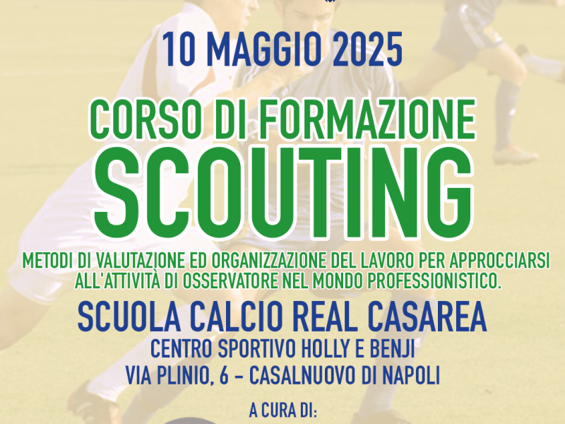 Corso di formazione Scouting –&nbsp;Napoli
